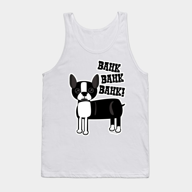 Boston Accent Terrier Tank Top by Tshirtfort